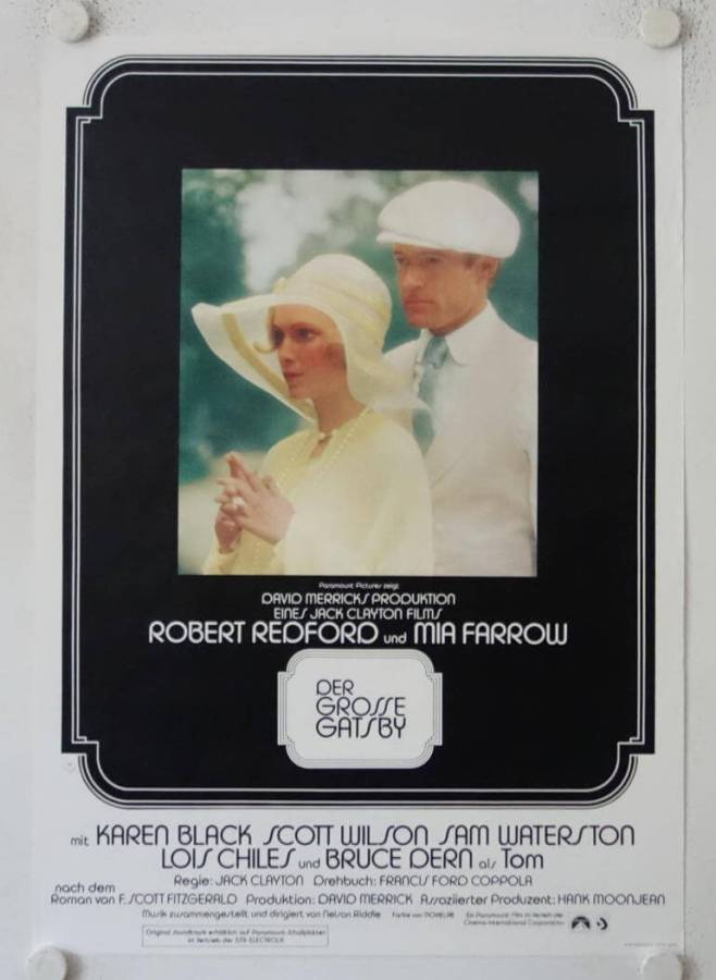 The Great Gatsby original release german movie poster